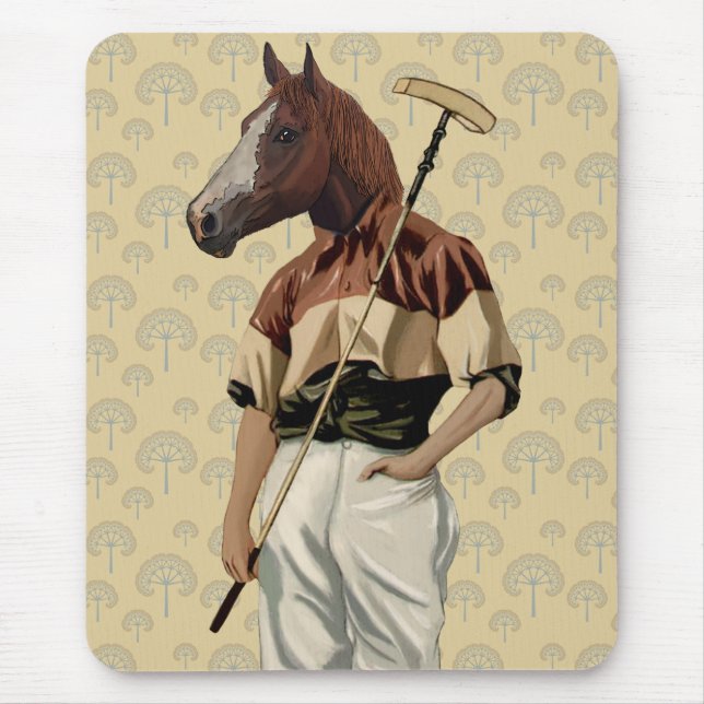 Mousepad Foto de Cavalo Polo (Frente)