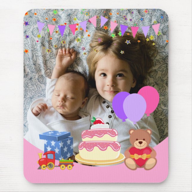 Mousepad Foto de Celebração de Aniversário de Brinquedos Ro (Frente)