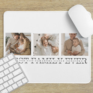 Mousepad Foto de Colagem de Tendência e Melhor Família Nu