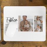 Mousepad Foto de Colagem Moderna com o Pai Melhor Presente<br><div class="desc">Uma foto moderna de colagem com uma frase sincera sobre um pai é o presente perfeito para mostrar sua apreciação e amor pelo seu pai. Este presente único e personalizado é uma forma excelente de mostrar as vossas memórias favoritas em conjunto e expressar a vossa gratidão por tudo o que...</div>