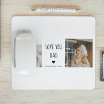 Mousepad Foto de Colagem Moderna e Ame Seu Pai Presente<br><div class="desc">Um presente de "Ame seu Pai" é um presente que expressa seu amor e apreço pelo seu pai. Isto pode assumir muitas formas,  desde as manobras sentimentais a itens práticos que ele usará e apreciará.</div>