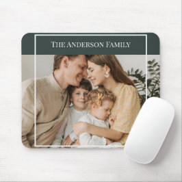 Mousepad Foto de Família Personalizada | Nome da Família Pe