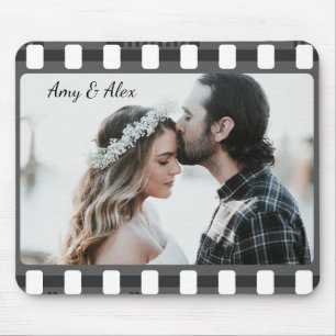 Mousepad Foto de filme com fita personalizada modelo de fot