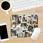 Mousepad Foto de Instantâneos Vintage<br><div class="desc">Personalize com suas fotos do Instagram ou outras fotos pequenas e organize/recorte dentro de quadros ou mova-os onde quiser. A cor de fundo é personalizável. Os rótulos também são opções,  excluam ou adicionam mais conforme desejado.</div>