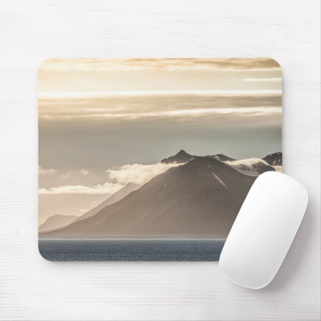 Mousepad Foto de Paisagem de Svalbard (Com mouse)