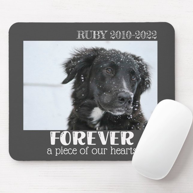 Mousepad Foto de simpatia por Pet Memorial (Pet memorial mouse pad)