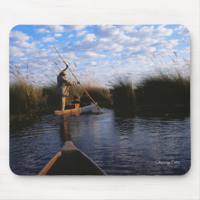 Mousepad Foto delta do Okavango (Frente)