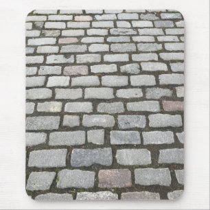 Mousepad Foto do Caminho do Jardim de Pedra Cobblestone Sid