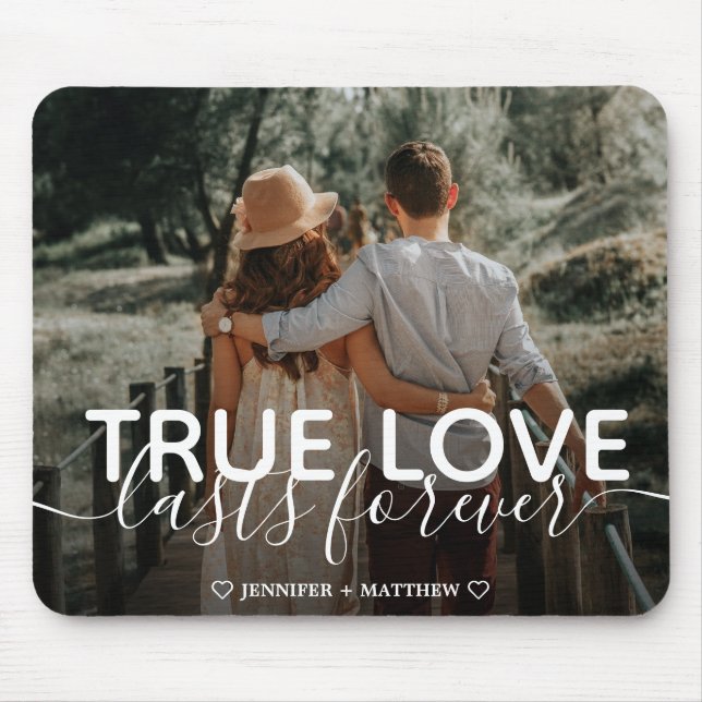 Mousepad Foto do Casal True Love (Frente)