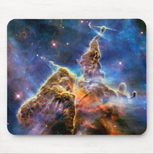 Mousepad Foto do Espaço Exterior da Montanha Mística da Neb