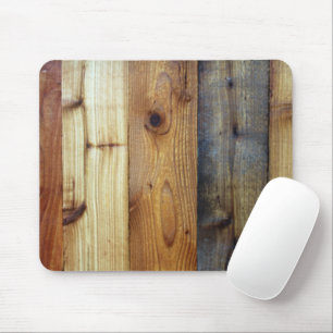 Mousepad Foto Do Lado Da Madeira Rústica