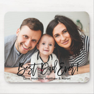 Mousepad Foto do Melhor Pai De Script De Pincel