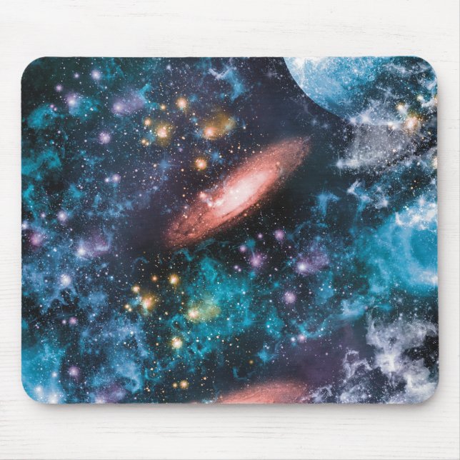 Mousepad Foto do Planeta Hubble Celestial Galaxy Nebula (Frente)