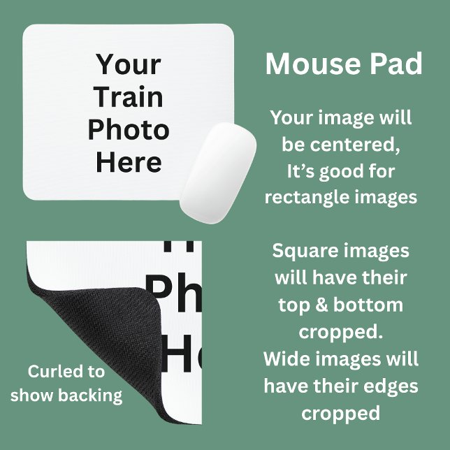 Mousepad Foto do seu trem aqui (Criador carregado)