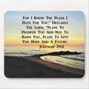 MOUSEPAD FOTO DO SUNRISE JEREMIAH 29:11