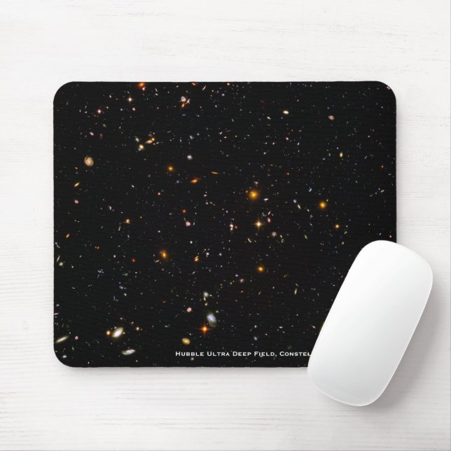 Mousepad Foto do telescópio Hubble Ultra Deep Field Galaxie (Com mouse)