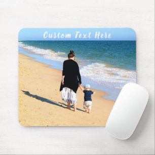 Mousepad Foto e texto personalizados - seu próprio Design