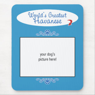 Mousepad Foto feita sob encomenda! Mundos o grande Havanese
