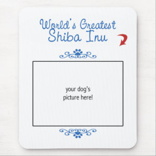 Mousepad Foto feita sob encomenda! Mundos o grande Shiba