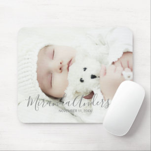 Mousepad Foto personalizada com nome e texto personalizados