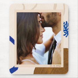 Mousepad Foto personalizada de casamento de Na moda moderno