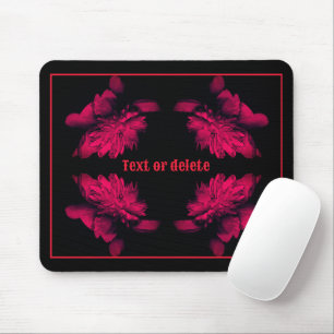 Mousepad Foto Personalizada de Fochsia Peony Abstrato Flora