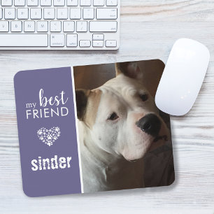 Mousepad Foto personalizada de Pet do meu melhor amigo