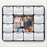 Mousepad Foto personalizada do calendário 2023 Simples<br><div class="desc">Placa de Mouse Simples Moderno da Família Personalizada do Calendário 2023.</div>