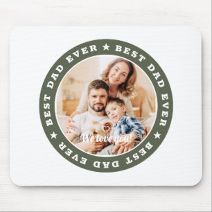 Mousepad Foto personalizada do melhor Pai de sempre moderno