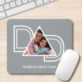 Mousepad Foto personalizada do melhor Pai do mundo