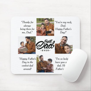 Mousepad Foto personalizada do melhor Pai nunca