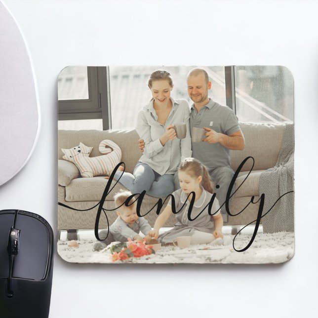 Mousepad Foto personalizada e foto de texto (Personalized Photo and Text Photo Mouse Pad from Ricaso)