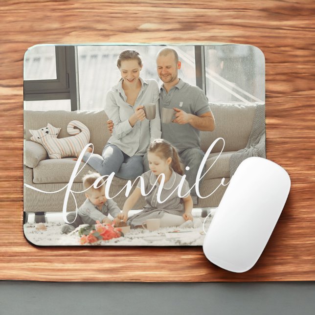 Mousepad Foto personalizada e foto de texto (Personalized Photo and Text Photo Mouse Pad from Ricaso)