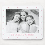 Mousepad Foto personalizada EDITABLE COLOR<br><div class="desc">Presente personalizado de fotografia desenhado por Berry Berry Sweet. Visite nosso site em www.berryberrysweet.com para obter artigos modernos de papelaria e presentes personalizados.</div>