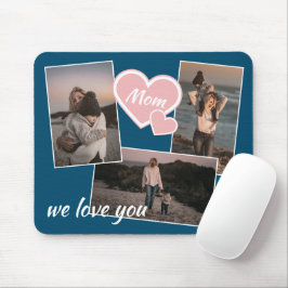 Mousepad Foto personalizada simples Texto da mãe