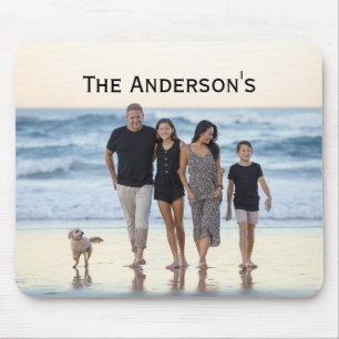 Mousepad Foto Personalizar Monograma Personalizar Imagem