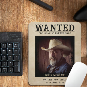 Mousepad Foto Vintage com Dia de os pais engraçado para Pos