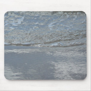 Mousepad Fotografia Abstrata de Água Lamejando na Praia