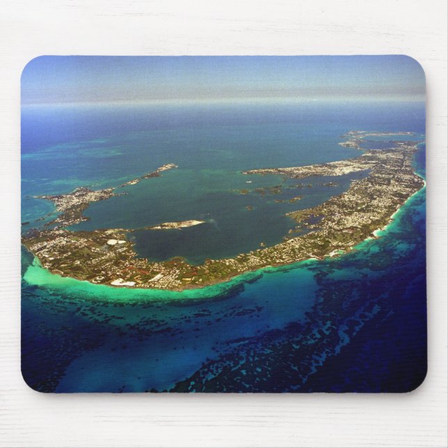Mousepad Fotografia aérea de Bermuda (Frente)