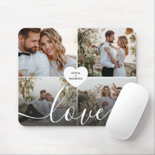 Mousepad Fotografia da Collagem de Amor design