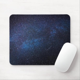 Mousepad Fotografia da Galáxia do Nightsky marinho Blue Mil