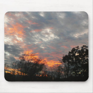 Mousepad Fotografia da paisagem solar do inverno