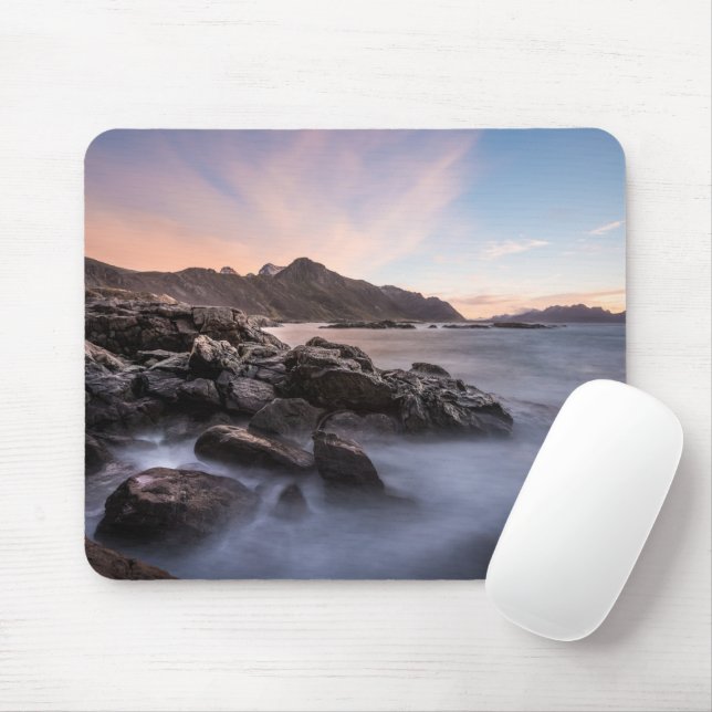 Mousepad Fotografia de escape da Noruega (Com mouse)