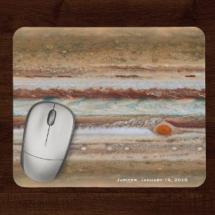 Mousepad Fotografia de Fechamento da Mancha Vermelha de Júp