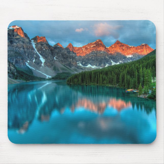 Mousepad Fotografia de paisagem Cena Montanha e Lago (Frente)