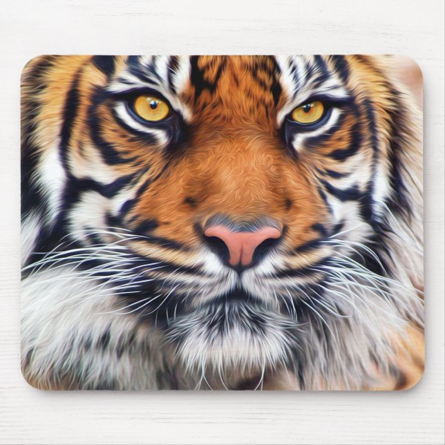 Mousepad Fotografia de Tigre Siberiano Masculino (Frente)