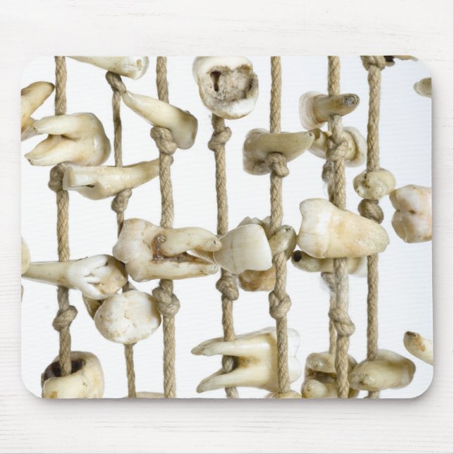 Mousepad Fotografia dentária engraçada Dentista de dentes e (Frente)