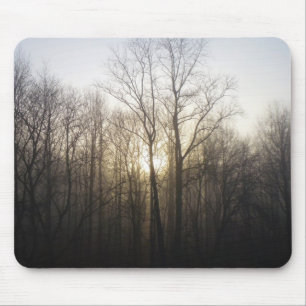 Mousepad Fotografia do nascer do sol de inverno manhã