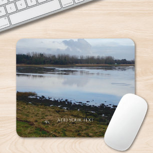 Mousepad Fotografia e texto personalizados em paisagem pers