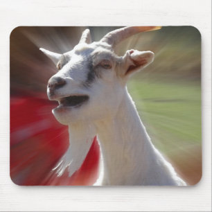Mousepad Fotografia engraçada da cabra de Tallking